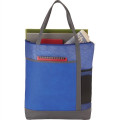 Chrome Non-Woven Zipper Convention Tote