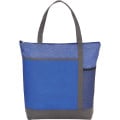Chrome Non-Woven Zipper Convention Tote