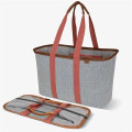 CleverMade® Premium Eco Foldaway Collapsible LUXE Tote Bag