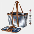 CleverMade® Premium Eco Foldaway Collapsible LUXE Tote Bag