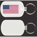 PVC Key Holder with American Flag