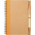 5" x 7" Eco Spiral Notebook with Pen