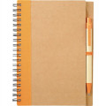 5" x 7" Eco Spiral Notebook with Pen