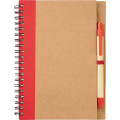 5" x 7" Eco Spiral Notebook with Pen
