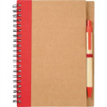 5" x 7" Eco Spiral Notebook with Pen