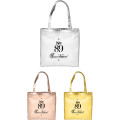 Runway Metallic Tote