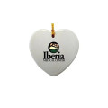 3" Ceramic Heart Ornament