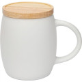 Hearth Ceramic Mug with Wood Lid/Coaster 15oz