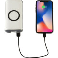 Swift 6000 mAh Wireless Power Bank w/2-in-1 Cable