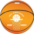 Basketball Shaped Luggage Tag