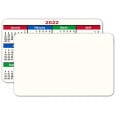 30 mil Plastic Credit Card Size Calendar