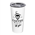 The Roadmaster - 18 oz. Travel Tumbler With Clear Slide Lid