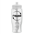 Poly-Pure 27 oz Transparent Bottles