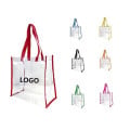 PVC Transparent Clear Tote Shopping Bag