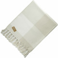 Field & Co. 100% Organic Cotton Check Throw Blanke