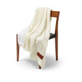 Leeman Cable Knit Sherpa Throw