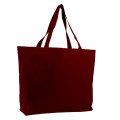 Canvas Jumbo Tote 20" W x 15" H x 5" Gusset Bag