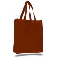 Canvas Jumbo Shopper Bag 14" W x 17" H w/7" Gusset