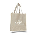 Canvas Jumbo Shopper Bag 14" W x 17" H w/7" Gusset