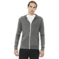 BELLA+CANVAS Unisex Triblend Full-Zip Lightweight Hoodie