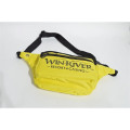 600D Polyester Fanny Pack w/ 3 Zippers (12.8"W X 5"H X 2"D)