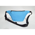 600D Polyester Fanny Pack w/ 3 Zippers (12.8"W X 5"H X 2"D)