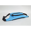 600D Polyester Fanny Pack w/ 3 Zippers (12.8"W X 5"H X 2"D)