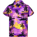 Unisex 135 GSM UV Resistant Sublimation Hawaiian Shirts