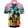 Unisex 135 GSM UV Resistant Sublimation Hawaiian Shirts