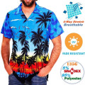 Unisex 135 GSM UV Resistant Sublimation Hawaiian Shirts