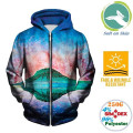 Unisex 250 GSM Comfort Fleece Sublimation Pullover Hoodies