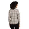 Port Authority Ladies Long Sleeve Ombre Plaid Shirt 4.6 oz.