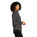 Port Authority Ladies Long Sleeve Ombre Plaid Shirt 4.6 oz.