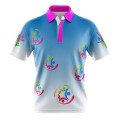 Women's 75D Pique Full Color Sublimation Polo