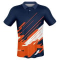 Unisex 75D Pique Sublimation Full Color Polo Shirt