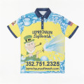 Unisex 75D Pique Sublimation Full Color Polo Shirt