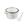 Campfire 20 oz Ceramic Soup Bowl With Spoon
