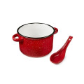 Campfire 20 oz Ceramic Soup Bowl With Spoon