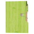 Woodgrain Look Notebook With Sticky Notes And Flags