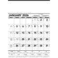 Triumph® Calendars Black & White Contractor Memo Calendar