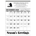 Triumph® Calendars Black & White Contractor Memo Calendar