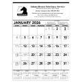 Triumph® Calendars Black & White Contractor Memo Calendar