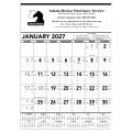 Triumph® Calendars Black & White Contractor Memo Calendar