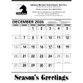 Triumph® Calendars Black & White Contractor Memo Calendar