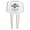 Silver-Tone Divot Repair Tool