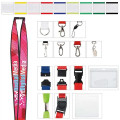 Universal Source® 1" Polyester Lanyard with Ribbon (Heat ...