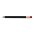 Round Golf Pencil with Eraser