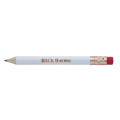 Round Golf Pencil with Eraser
