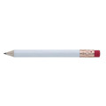 Round Golf Pencil with Eraser