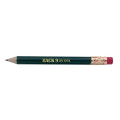 Round Golf Pencil with Eraser